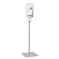 Hand Sanitizer Accessories | Dial Professional 09495EA FIT 15.7 in. x 15.7 in. x 58.3 in. Touch Free Dispenser Floor Stand - White image number 2