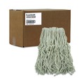 Mop Heads | Boardwalk BWKCM02032S #32 Cut-End Cotton Mop Head - White (12/Carton) image number 0