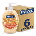 Soap Refills | Softsoap US04965ACT 7.5 oz Liquid Hand Soap Pumps - Milk and Honey Scent (6/Carton) image number 0