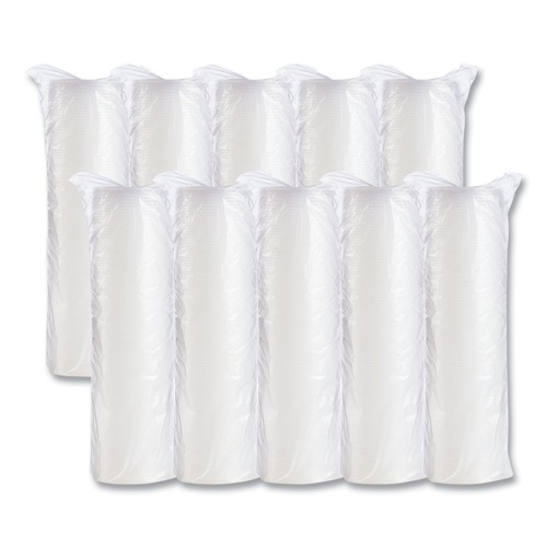 Cup Lids | Dart 10SL Plastic Cold Cup Lids Fits 10 oz. Cups - Translucent (1000/Carton) image number 0
