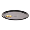 Aluminum Pans & Lids | WNA WNA A516PBL 16 in. Diameter Caterline Casuals Thermoformed Plastic Platters - Black (25/Carton) image number 2