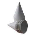 Cups | Eco Touch CC45 4.5 oz. Sugarcane Cone Cups - White (5000/Carton) image number 1