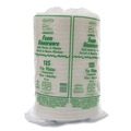 Plates | Dart 9CPWQR 9 in. Diameter 3 Compartment Quiet Classic Laminated Foam Plates - White (500/Carton) image number 2