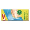 Resealable Bags | Glad 60771 6.5 in. x 5.5 in. Fold-Top Sandwich Bags - Clear (2160/Carton) image number 3