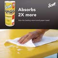 Perforated Roll & Hand Towels | Scott 54992 9.4 in. x 11 in. 1-Ply Rags on a Roll - White (12/Carton) image number 1