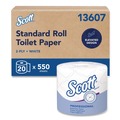 Perforated Roll & Hand Towels | Scott 13607 Essential 2-Ply Standard Roll Bathroom Tissue for Business - White (20/Carton) image number 0