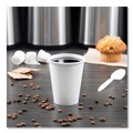 Cups | SOLO 378W-2050 8 oz. Single-Sided Poly Paper Hot Cups - White (1000/Carton) image number 7