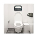 Toilet Seat Cover Dispensers | Boardwalk TS510SBBW 17.25 in. x 3.13 in. x 11.75 in. Toilet Seat Cover Dispenser - Smoke Black image number 5