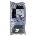 Mop Heads | Rubbermaid Commercial FGA25206BL00 Web Foot Shrinkless Cotton/Synthetic Medium Wet Mop Head (6/Carton) image number 1