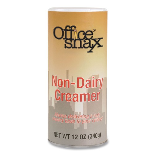 Creamers | Office Snax 00020 12 oz. Reclosable Canister of Powder Non-Dairy Creamer image number 0