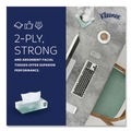 Facial Tissues | Kleenex 21601 2-Ply Flat Box Naturals Facial Tissue for Business - White (125 Sheet/Box) image number 3