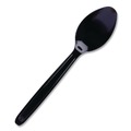 Disposable Spoons | WNA CEASESP960BL 6 in. Spoon Cutlery for Cutlerease Dispensing System - Black (960/Box) image number 0