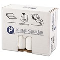 Low-Density Trash Bags | Inteplast Group WSL3036XHW-2 30 Gallon .7 mil 30 in. x 36 in. Low Density Can Liner - White (200/Carton) image number 2