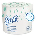 Perforated Roll & Hand Towels | Scott 04460 2-Ply Septic Safe Essential Standard Roll Bathroom Tissue for Business - White (550/Roll) image number 0