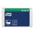 Cleaning Cloths & Wipes | Tork 192291 11.75 in. x 14.75 in. 1-Ply Small Pack Foodservice Cloth - Unscented/White/Red Stripe (4/Carton) image number 0