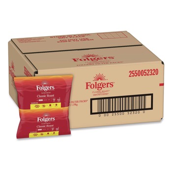 Folgers 2550052320 1.05 oz. Regular Coffee Filter Packs (40/Carton)