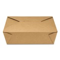 Food Containers & Lids | GEN KS10122 Reclosable 76 oz. Paper Take-Out Box - Kraft (200/Carton) image number 1