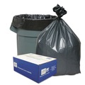 Low-Density Trash Bags | Platinum Plus 1507255 56 Gallon 1.55 mil 43 in. x 48 in. Can Liners - Gray (50/Carton) image number 2
