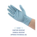 Janitorial Disposable & Single Use Gloves | Boardwalk 382XLBXA 5 mil Disposable Examination Nitrile Gloves - X-Large, Blue (100/Box) image number 6