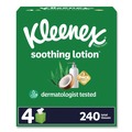 Facial Tissues | Kleenex 54289 Soothing Lotion 3-Ply Facial Tissue - White (8/Carton) image number 3