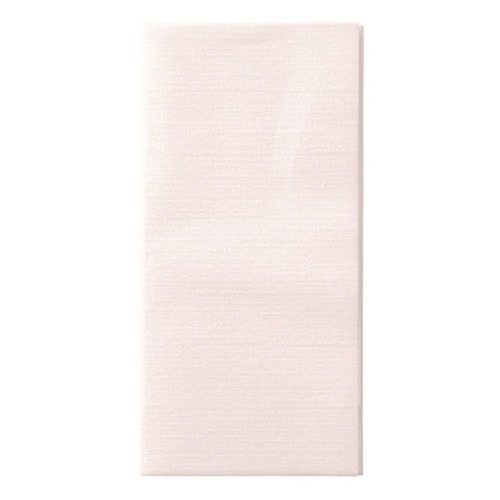 Dinner Napkins | Hoffmaster 125023 Linen-Like 16 in. x 16 in. Flat Pack Dinner Napkins - White (1000/Carton) image number 0
