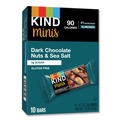 Meals & Snack Bars | KIND 27959 0.7 oz. Minis - Dark Chocolate Nuts/Sea Salt (10/Pack) image number 3