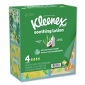 Facial Tissues | Kleenex 54289 Soothing Lotion 3-Ply Facial Tissue - White (8/Carton) image number 0