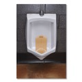 Toilet & Urinal Deodorizers | Boardwalk TSU-P-006I006I-25-AAS80 5.22 oz. Vertical Urinal Screen - Summer Sunshine Scent Yellow (6/Carton) image number 3