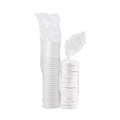 Food Containers & Lids | SOLO KHB16A-2050 16 oz. Flexstyle Double Poly Paper Food Combo Packs - White (500/Carton) image number 2