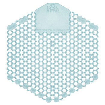TOILET AND URINAL DEODORIZERS | Fresh Products 3WDS-F-010I060M-08 Wave 3D Urinal Deodorizer Screen - Blue Ocean Mist Scent (60/Carton)