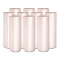 High-Density Trash Bags | Boardwalk Z8048HNKR01 40 in. x 48 in. 45 Gallon 13 mic High Density Industrial Coreless Roll Can Liners - Natural (250/Carton) image number 0