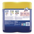 Cleaning Cloths & Wipes | LYSOL Brand 19200-80296 1-Ply 7 in. x 7.25 in. Lemon and Lime Blossom Disinfecting Wipes - White (2/Pack) image number 3