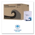 Straws/Stems/Sticks | Boardwalk BWKFSTW775W25 7.75 in. Flexible Plastic Wrapped Straws - White (20/Carton) image number 5