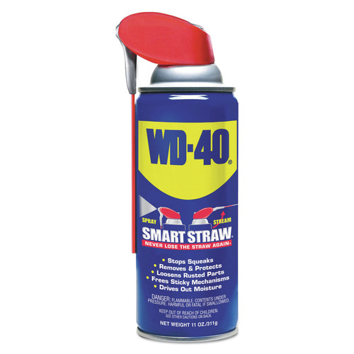 Lubricants | WD-40 490040 11 oz Aerosol Smart Straw Spray Lubricant Can image number 0