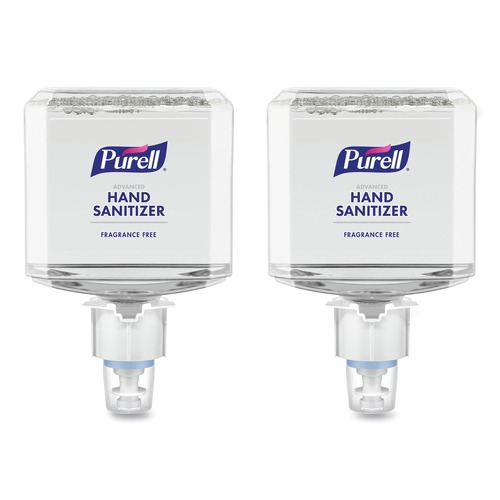 Hand Sanitizers | PURELL 5051-02 1200 ml Refill Fragrance-Free Advanced Hand Sanitizer Gentle and Free Foam for ES4 Dispensers (2/Carton) image number 0