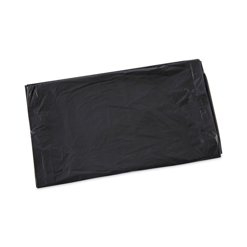 Low-Density Trash Bags | Boardwalk H6036HBK 30 in. x 36 in. 30 gal. 0.65 mil Linear Low Density Industrial Flat Pack Can Liners - Black (200/Carton) image number 0
