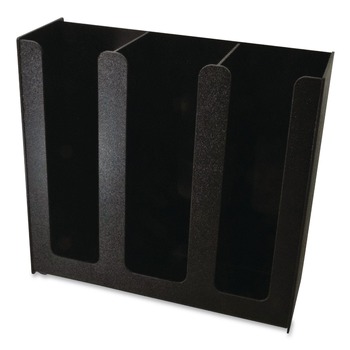 CUP DISPENSERS | Vertiflex Commercial Grade VFPC-1000 Cup Holder for 8 oz to 32 oz Cups - Black