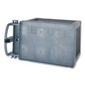 Carts | Rubbermaid Commercial 2192464 BRUTE Heavy-Duty Ergo Handle Utility Cart Plastic Two Shelves 500 lb Capacity 25.5-in x 44-in x 39-in Gray image number 5
