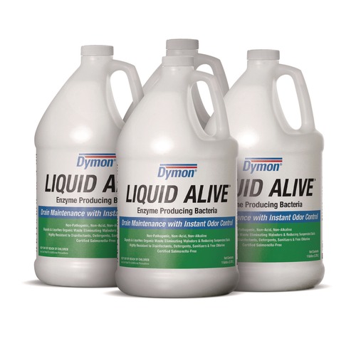 Drain Cleaners | ITW Dymon 23301 Liquid Alive 1 Gallon Bottle Enzyme Producing Bacteria (4/Carton) image number 0