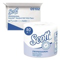 Perforated Roll & Hand Towels | Scott 05102 Essential Septic-Safe Standard Roll Bathroom Tissue for Business - White (1210 Sheets/Roll, 80 Rolls/Carton) image number 0