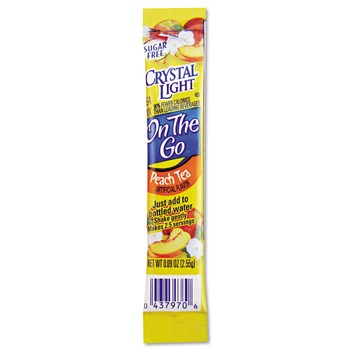 DRINK MIXES | Crystal Light GEN00797 0.09 oz. Packet Flavored Drink Mix - Peach Tea (30/Box)