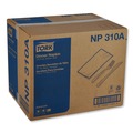 Dinner Napkins | Tork NP310A 15 in. x 16.25 in. 2-Ply 1/8-Fold Advanced Dinner Napkins - White (3000/Carton) image number 1