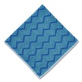 Cleaning Cloths & Wipes | Rubbermaid Commercial FGQ62000BL00 HYGEN 16 in. x 16 in. Microfiber Cleaning Cloths - Blue (12/Carton) image number 2