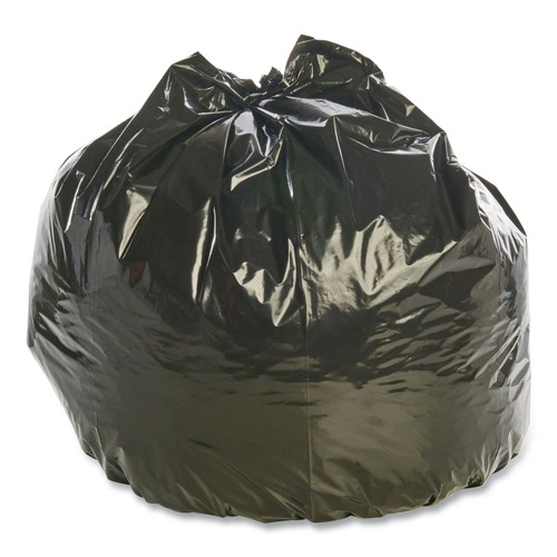 Low-Density Trash Bags | Stout by Envision P3345K20 33 in. x 45 in. 2 mil. 35 Gallon Insect-Repellent Trash Bags - Black (80/Box) image number 0