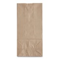 Grocery Bags | Ross & Wallace Paper Products 130310500SP 7 in. x 4.38 in. x 13.75 in. #10 Heavy-Duty Grocery Paper Bags - Kraft (500/Bundle) image number 2