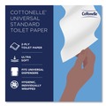 Perforated Roll & Hand Towels | Cottonelle 17713 2-Ply Septic Safe Bathroom Tissue for Business - White (60/Carton) image number 9