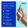 Perforated Roll & Hand Towels | Kleenex 02046 Convenience 9.2 in. x 9.4 in. Multi-Fold Paper Towels - White (150/Pack, 8 Packs/Carton) image number 10