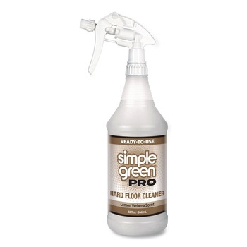 Simple Green 0510101205032 32 oz Pro Hard Floor Cleaner - Lemon Verbena Scent (12/Carton)