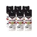 Paint & Paint Supplies | Rust-Oleum 376869 Stops Rust 5-in-1 Spray Paint, Satin Black, 12 oz Aerosol Can, 6/Carton image number 0