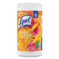 Cleaning Cloths & Wipes | LYSOL Brand 19200-97181 7 in. x 7.25 in. 1-Ply Disinfecting Wipes - Mango and Hibiscus/White (6/Carton) image number 4